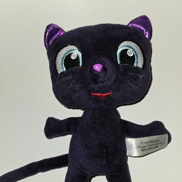 True & Rainbow Kingdom Bartleby Purple Cat Plush Lot Stuffed Toy Doll - Picture 4 of 13